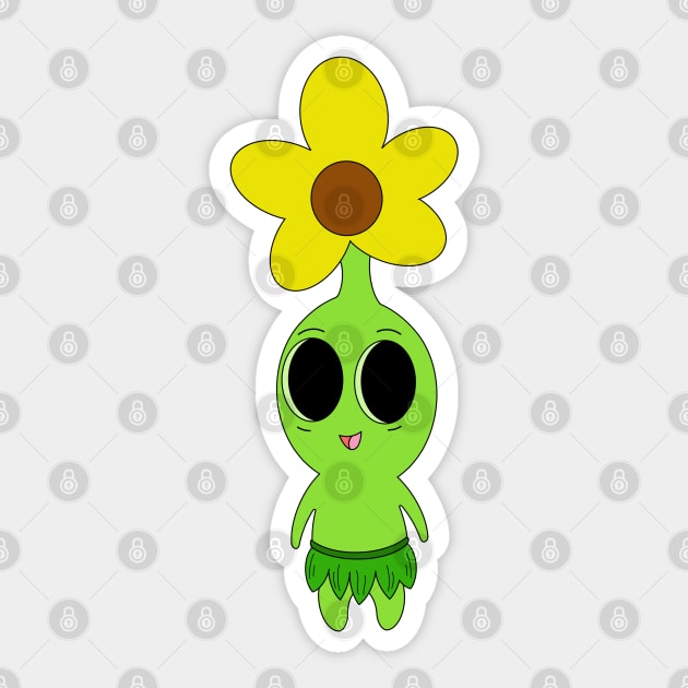 Little Bitty Flower Creature Sticker by garciajey